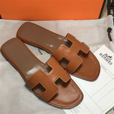 hermes slippers brown|new style of Hermes slippers.